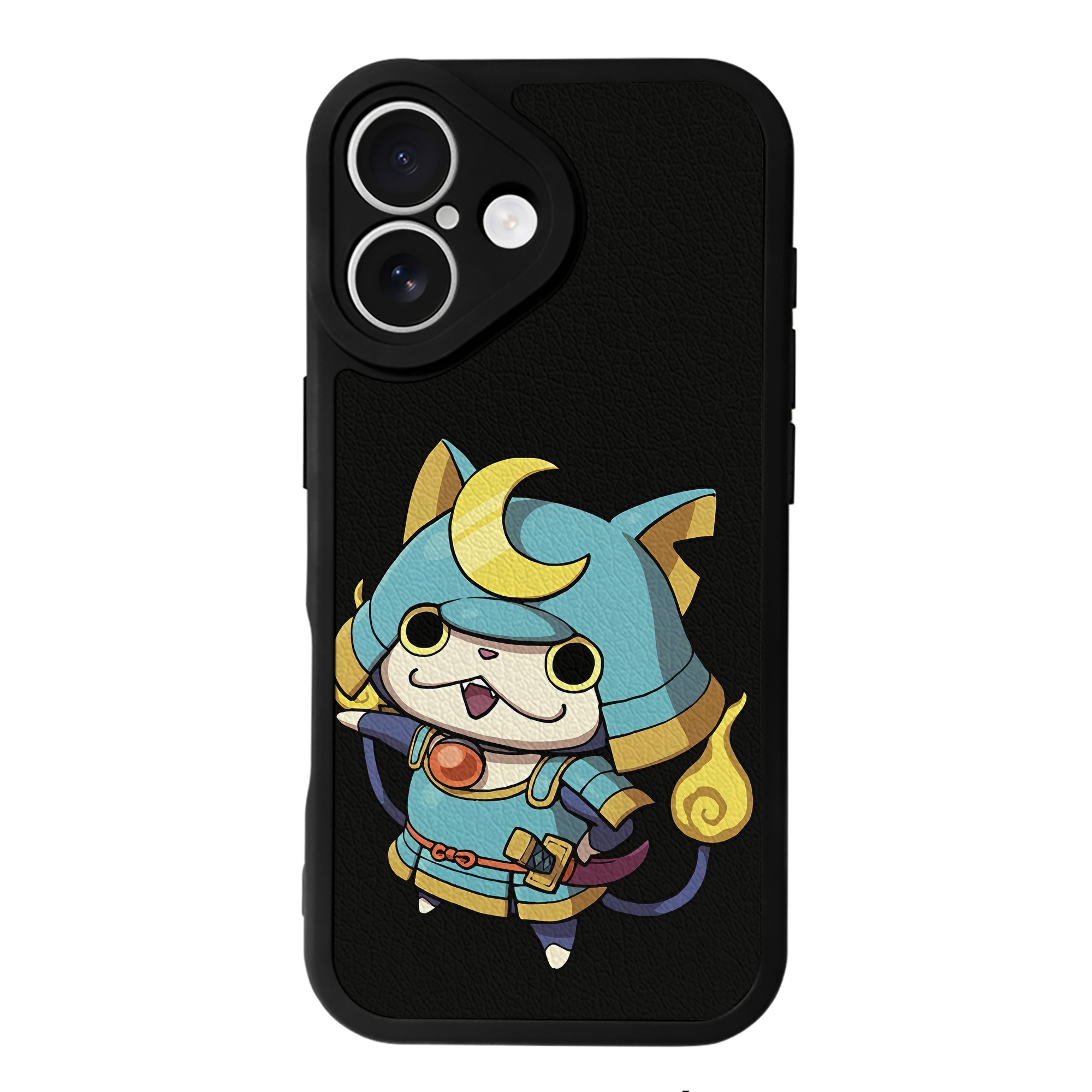 （画像用） 妖怪ウォッチ Yo-kai Watch 【iPhone 16シリーズ対応】シリコンスマホケース（レザー調） 材質：シリコン